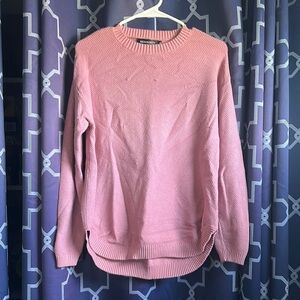 Pink Crew Neck Sweater